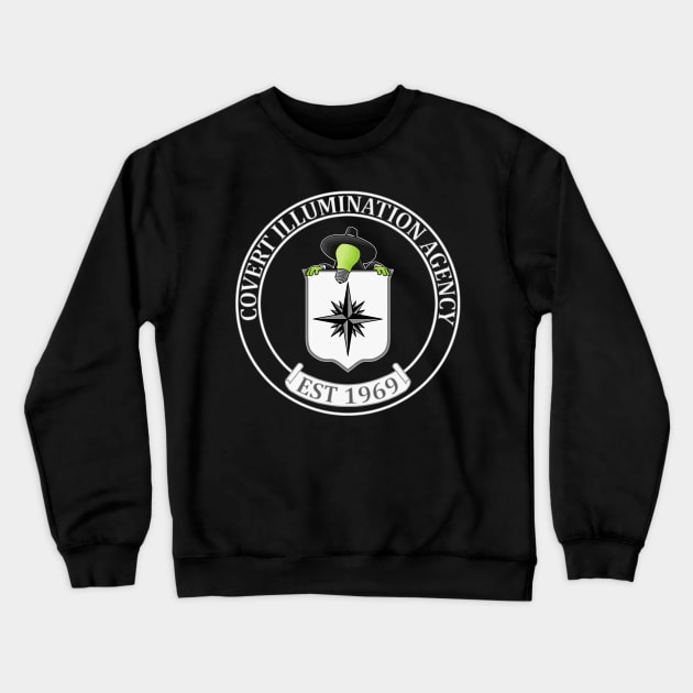 Covert Illumination Agency Crewneck Sweatshirt by Walters Wares